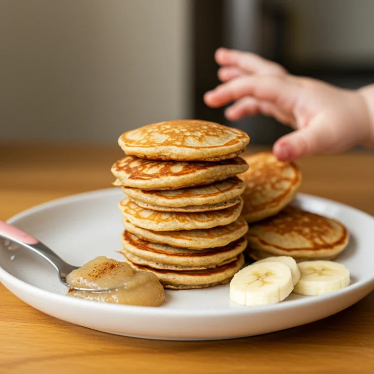 Baby Pancakes Apple Surprise – So Soft And Tasty