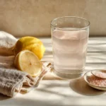 pink salt trick recipe with lemon and Himalayan salt