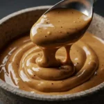 Warlockian Sauce close-up with a serving spoon