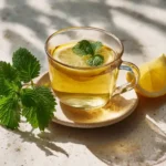 Lemon balm recipe for weight loss tea with lemon and ginger