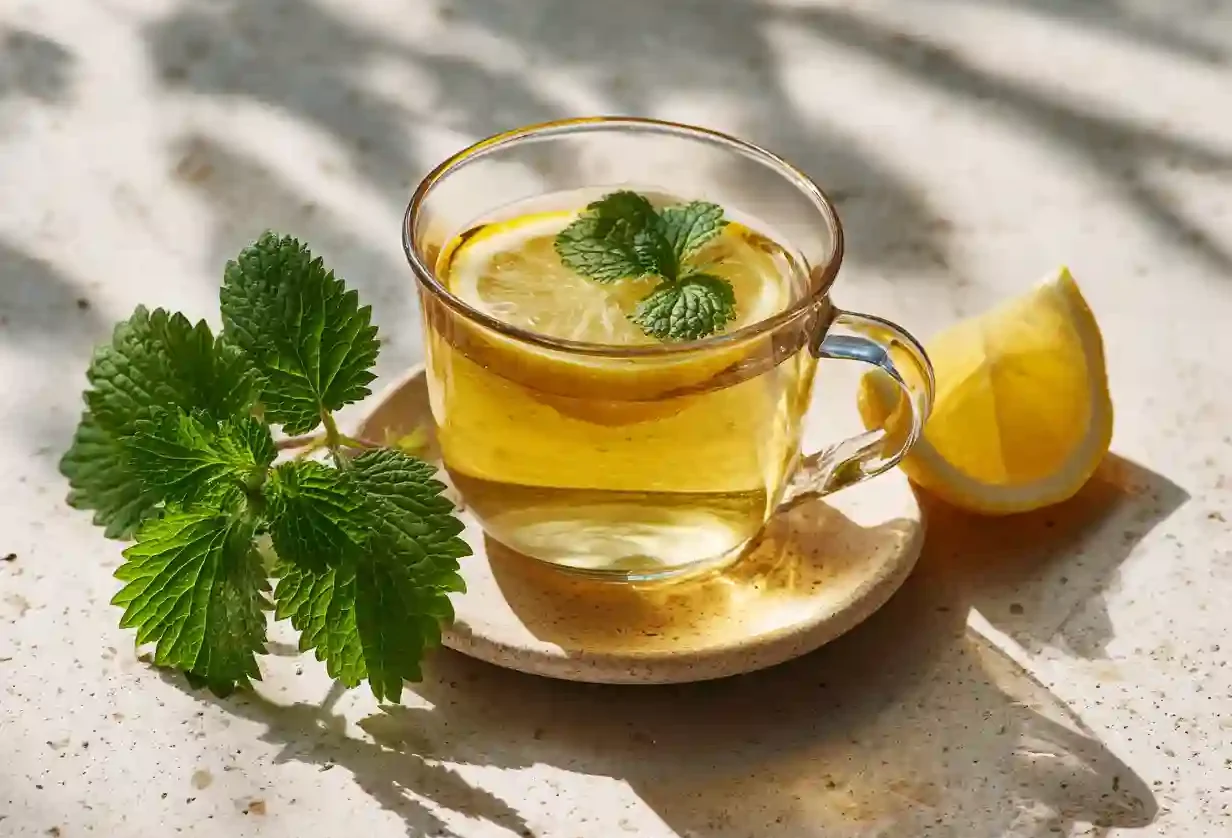 Lemon balm recipe for weight loss tea with lemon and ginger